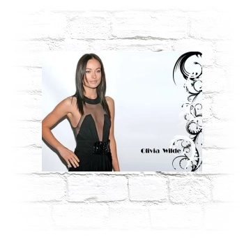 Olivia Wilde Metal Wall Art