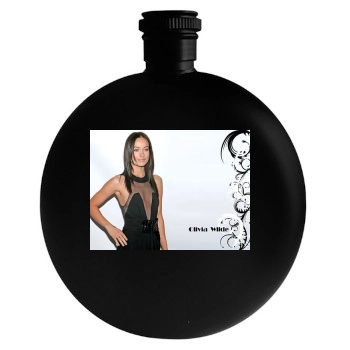 Olivia Wilde Round Flask