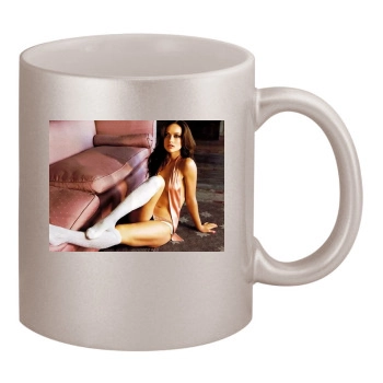 Olivia Wilde 11oz Metallic Silver Mug