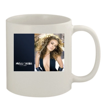 Olivia Wilde 11oz White Mug