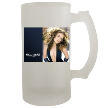 Olivia Wilde 16oz Frosted Beer Stein