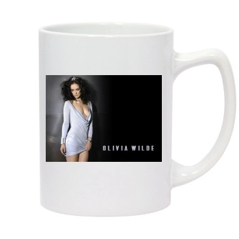 Olivia Wilde 14oz White Statesman Mug