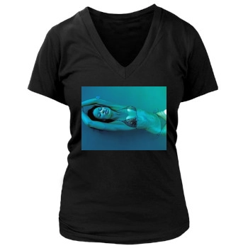 Olivia Wilde Women's Deep V-Neck TShirt