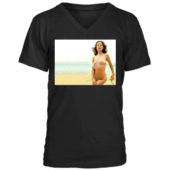 Olivia Wilde Men's V-Neck T-Shirt