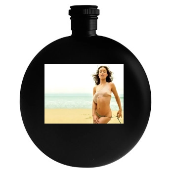 Olivia Wilde Round Flask