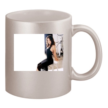 Olivia Wilde 11oz Metallic Silver Mug