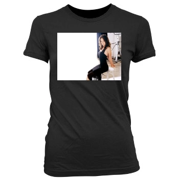 Olivia Wilde Women's Junior Cut Crewneck T-Shirt