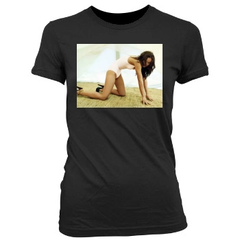 Olivia Wilde Women's Junior Cut Crewneck T-Shirt