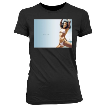 Olivia Wilde Women's Junior Cut Crewneck T-Shirt