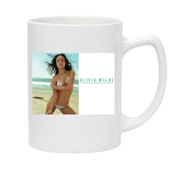 Olivia Wilde 14oz White Statesman Mug