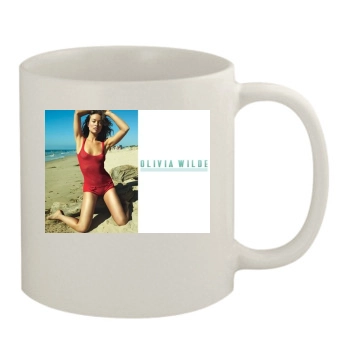 Olivia Wilde 11oz White Mug