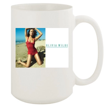 Olivia Wilde 15oz White Mug