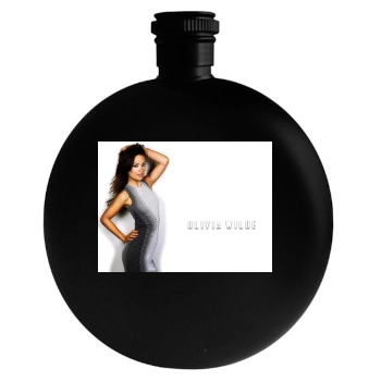 Olivia Wilde Round Flask