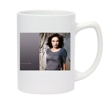 Olivia Wilde 14oz White Statesman Mug