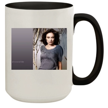 Olivia Wilde 15oz Colored Inner & Handle Mug