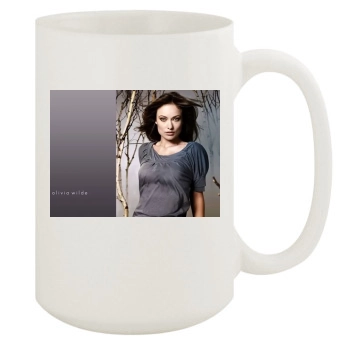 Olivia Wilde 15oz White Mug