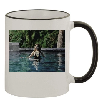 Olivia Wilde 11oz Colored Rim & Handle Mug