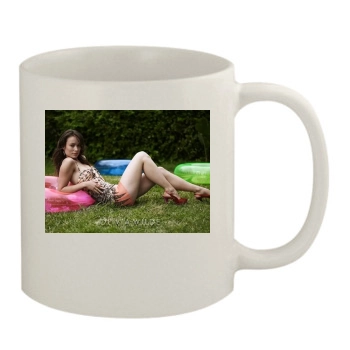 Olivia Wilde 11oz White Mug