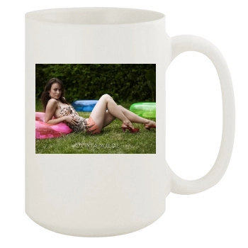 Olivia Wilde 15oz White Mug