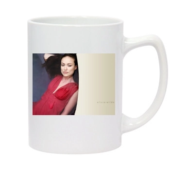 Olivia Wilde 14oz White Statesman Mug