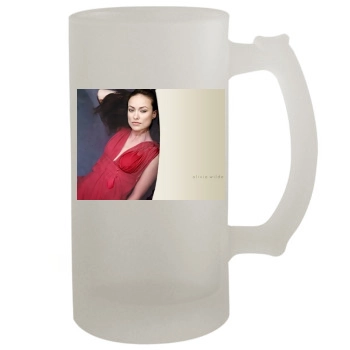 Olivia Wilde 16oz Frosted Beer Stein