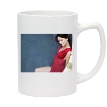 Olivia Wilde 14oz White Statesman Mug