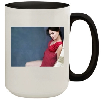 Olivia Wilde 15oz Colored Inner & Handle Mug