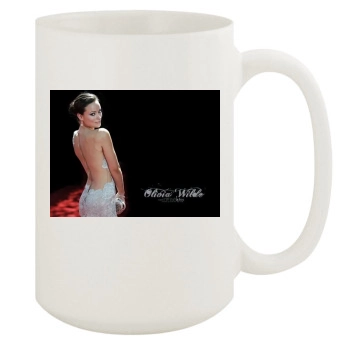 Olivia Wilde 15oz White Mug