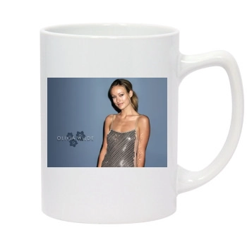 Olivia Wilde 14oz White Statesman Mug