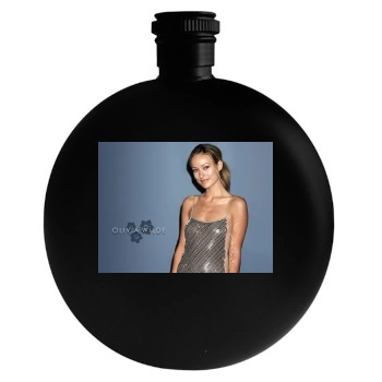 Olivia Wilde Round Flask