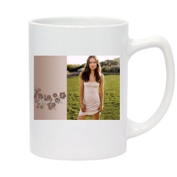 Olivia Wilde 14oz White Statesman Mug