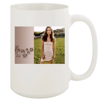 Olivia Wilde 15oz White Mug