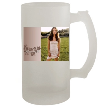 Olivia Wilde 16oz Frosted Beer Stein