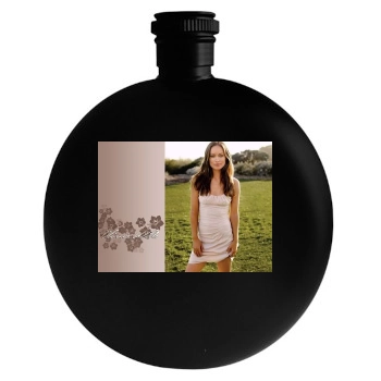 Olivia Wilde Round Flask