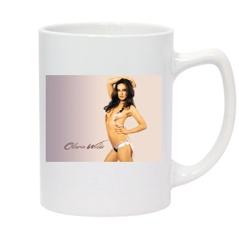 Olivia Wilde 14oz White Statesman Mug