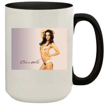 Olivia Wilde 15oz Colored Inner & Handle Mug