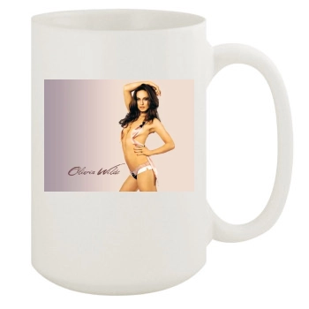 Olivia Wilde 15oz White Mug