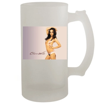 Olivia Wilde 16oz Frosted Beer Stein