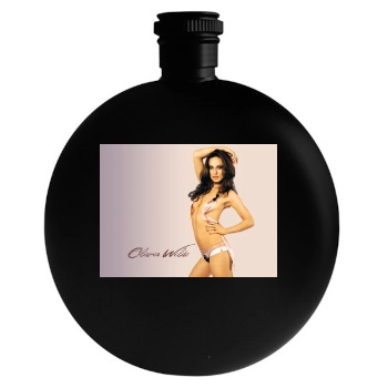 Olivia Wilde Round Flask