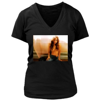 Olivia Wilde Women's Deep V-Neck TShirt