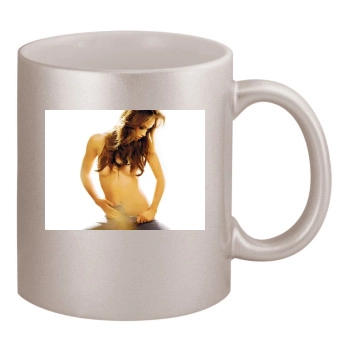 Olivia Wilde 11oz Metallic Silver Mug