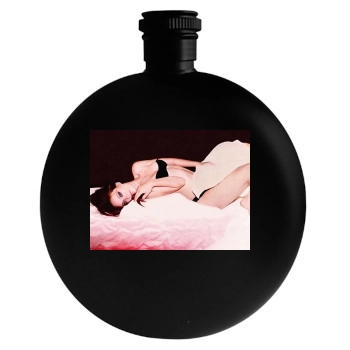 Olivia Wilde Round Flask