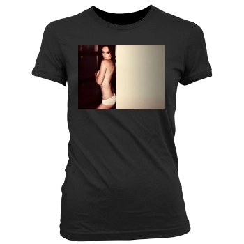 Olivia Wilde Women's Junior Cut Crewneck T-Shirt