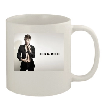 Olivia Wilde 11oz White Mug