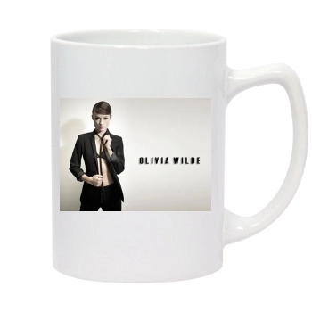 Olivia Wilde 14oz White Statesman Mug