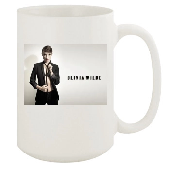 Olivia Wilde 15oz White Mug