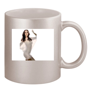 Olivia Wilde 11oz Metallic Silver Mug