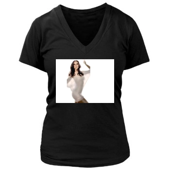 Olivia Wilde Women's Deep V-Neck TShirt