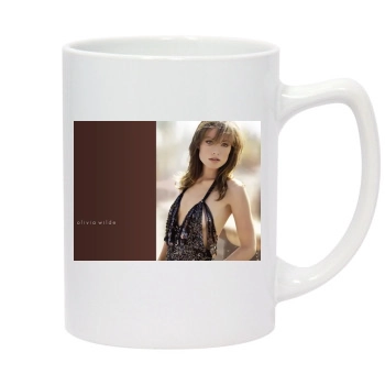 Olivia Wilde 14oz White Statesman Mug