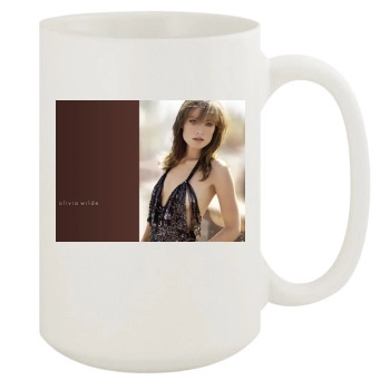 Olivia Wilde 15oz White Mug